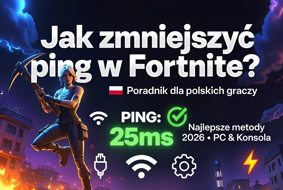 Jak zmniejszyć ping w Fortnite? Poradnik dla polskich graczy