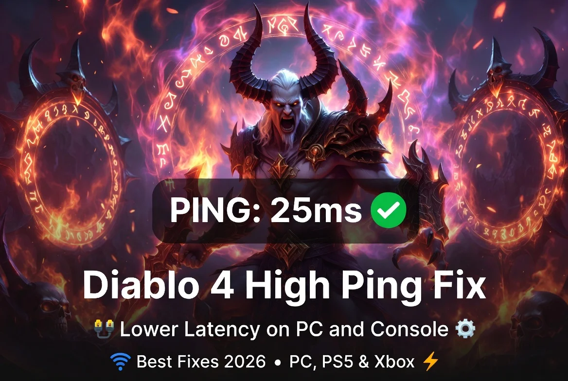 Diablo 4 High Ping Fix — Lower Latency on PC and Console