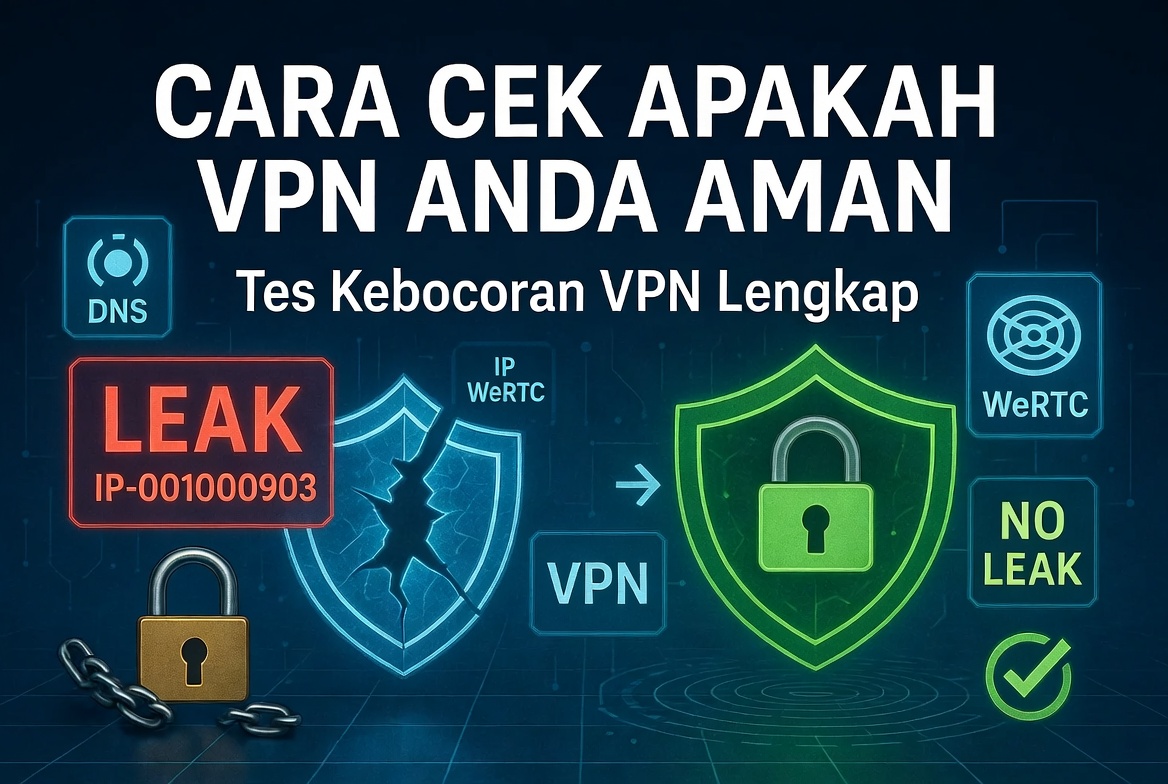 Cara Cek Apakah VPN Anda Aman — Tes Kebocoran VPN Lengkap