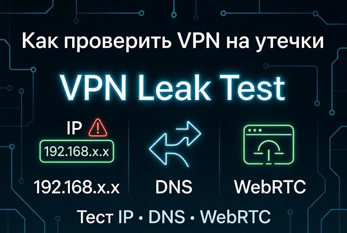 Как проверить VPN на утечки — тест IP, DNS и WebRTC